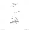 Ceiling Mount Neomounts CL25-550BL1 Black 35kg