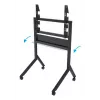 B-Tech BT8545/B TV Trolley, 55-86 inch, VESA 900x600, max 100 kg, Shelf, Black