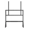 B-Tech BT8546/B TV Trolley, 65-110 inch, VESA 1000x900, max 125 kg, Shelf, Black