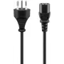 Power Cable Goobay 93617 Black 2m SEV 1011 IEC C13