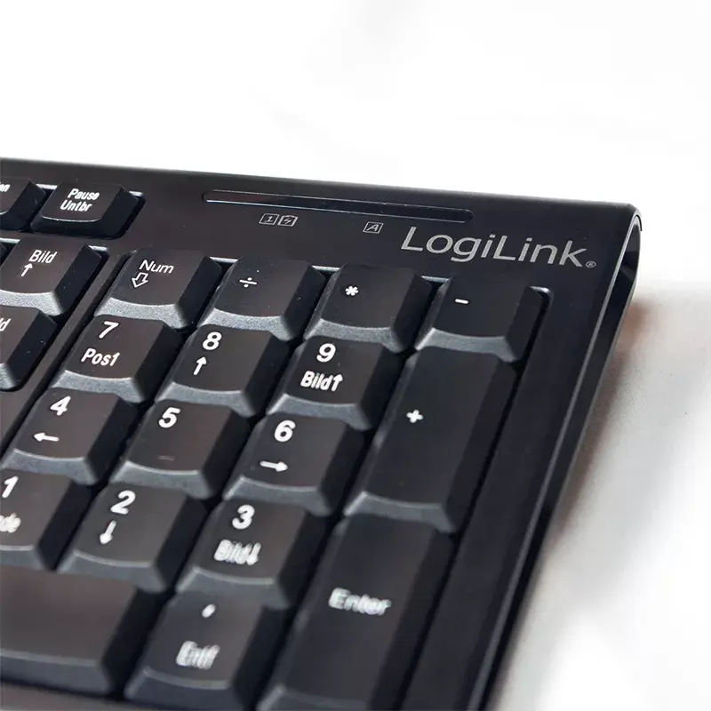 Wireless Keyboard Mouse Combo LogiLink ID0104 Black