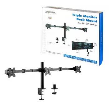 Monitor Mount LogiLink BP0107 81.3 cm (32 inch) Desk Black