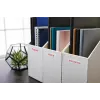 DYMO Authentic D1 Labels | Red Print on White Tape | 12 mm x 7 m | Self-Adhesive Labels for LabelManager Label Makers | Made in Europe