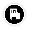 Label Tape DYMO D1 Durable Black on White 19mm