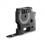 DYMO Authentic D1 Durable Labels | White Print on Black Tape | 12 mm x 3 m | Labelling Tape for LabelManager Label Makers