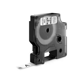 DYMO Authentic D1 Labels | Black Print on White | 19mm x 7m | Self-Adhesive Labels for LabelManager Label Printers | 10 Count