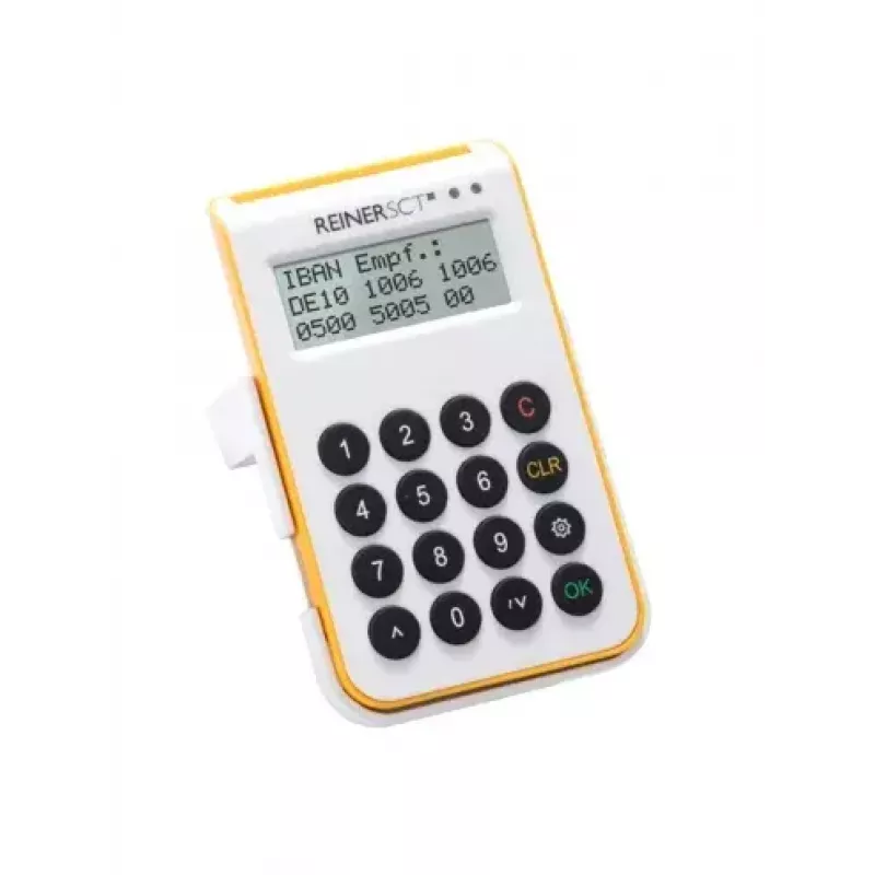 Smart Card Reader Reiner SCT cyberJack one USB White Yellow