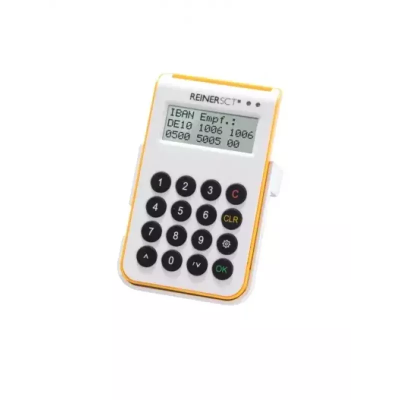 Smart Card Reader Reiner SCT cyberJack one USB White Yellow