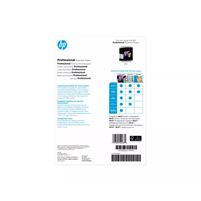 HP Professional Business Paper Matte 180 g/m2 A4 (210 x 297 mm) 150 sheets