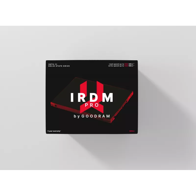 Goodram IRDM PRO gen.2 512 GB 2.5 inch Serial ATA III 3D TLC NAND