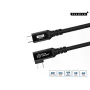 USB Cable Microconnect USB3.2CC01-A 1m USB C 20 Gbit/s Black