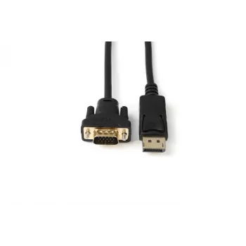 Microconnect DP-VGA-MM-050 video cable adapter 0.5 m DisplayPort VGA (D-Sub) Black