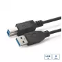 Microconnect USB3.0AB5B USB cable USB 3.2 Gen 1 (3.1 Gen 1) 5 m USB A USB B Black