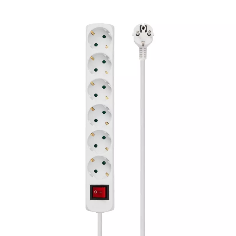 Microconnect GRU0065W power extension 5 m 6 AC outlet(s) Indoor White
