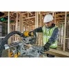 Mitre saw DeWALT DWS727-QS, stationary compound mitre saw, weight 22 kg, height 460 mm