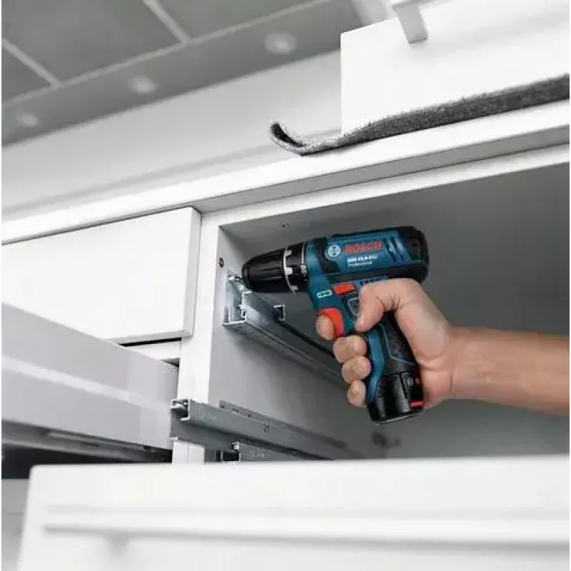Bosch GSB 10,8-2-LI Professional Keyless Black, Blue, Red