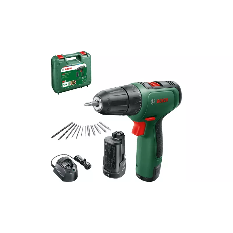 Bosch EasyDrill 1200 1500 RPM Keyless 940 g Black, Green