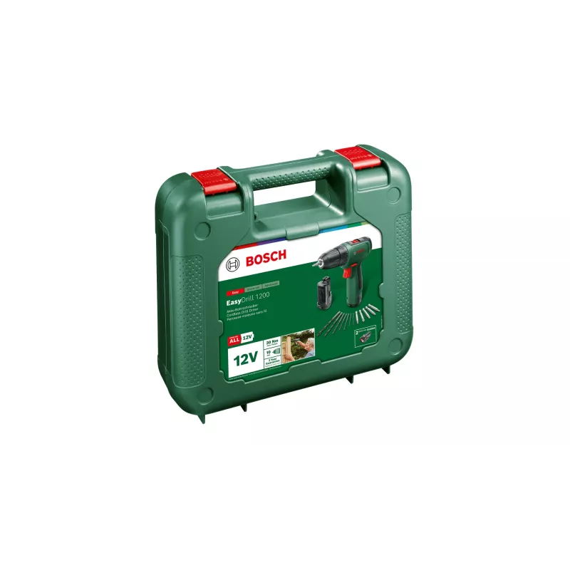 Bosch EasyDrill 1200 1500 RPM Keyless 940 g Black, Green