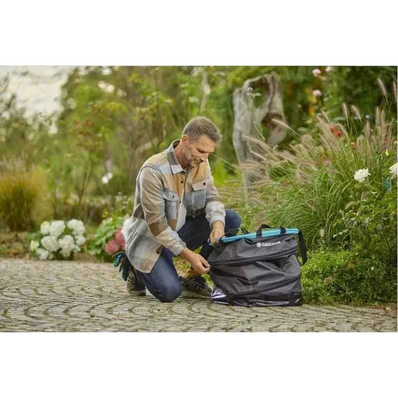 Garden bag GARDENA 11716-20 220L Black Green Lightweight Durable