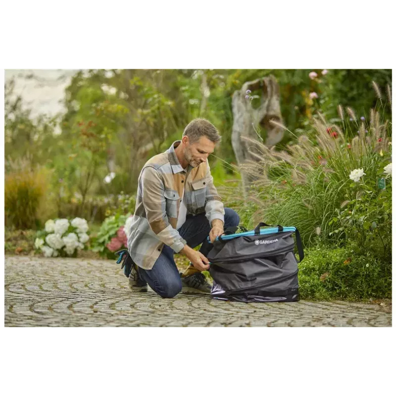 Garden bag GARDENA 11716-20 220L Black Green Lightweight Durable