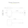 StarTech.com USB C Video Adapter, USB C to HDMI VGA Multiport Adapter, 3.5mm Audio, 4K 60Hz HDR, 100W PD Pass-Through, Thunderbolt 3/4 Compatible - USB C Display Travel Adapter