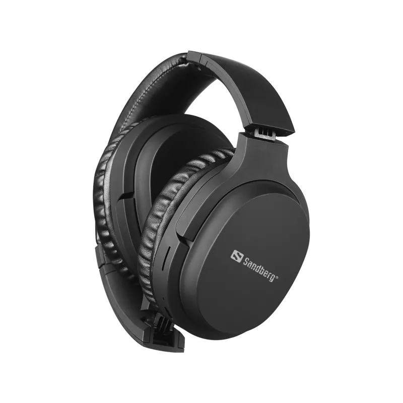Sandberg Play'n Go Wireless Headset, Wired & Wireless, Calls/Music, 20 - 20000 Hz, 174 g, Headset, Black