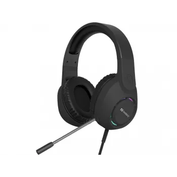 Headset SANDBERG BossBlaster USB — wired gaming headset, 20–20000 Hz, 2 m cable, 240 g, black