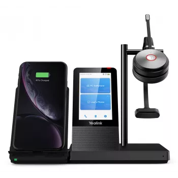 Yealink WH66 Mono UC-DECT Wireless headset, Wireless, Office/Call center, 20 - 20000 Hz, 80 g, Headset, Black