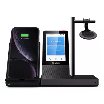 Yealink WH66 Mono UC-DECT Wireless headset, Wireless, Office/Call center, 20 - 20000 Hz, 80 g, Headset, Black