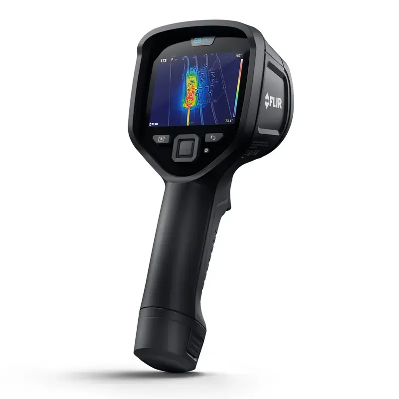 Thermal imaging camera Flir Systems E8-PRO — 320×240 px, NETD 40 mK, IFOV 1.8 mRad, 3.5 inch display, metal housing, black