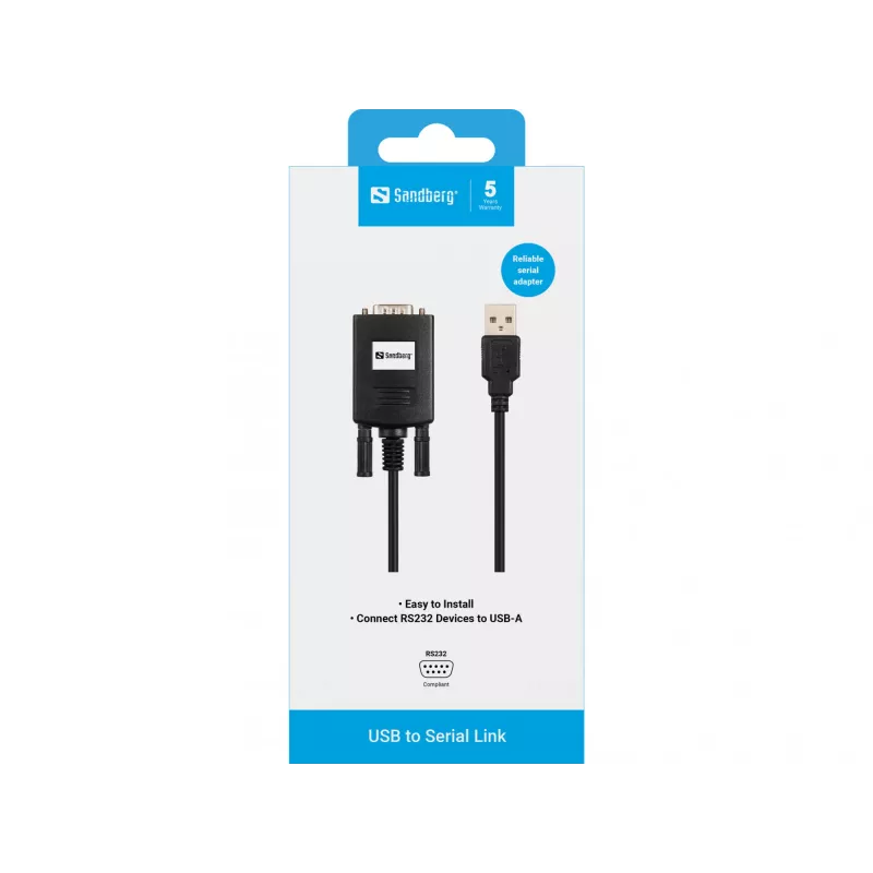 USB to Serial Link Sandberg PL-2303GT