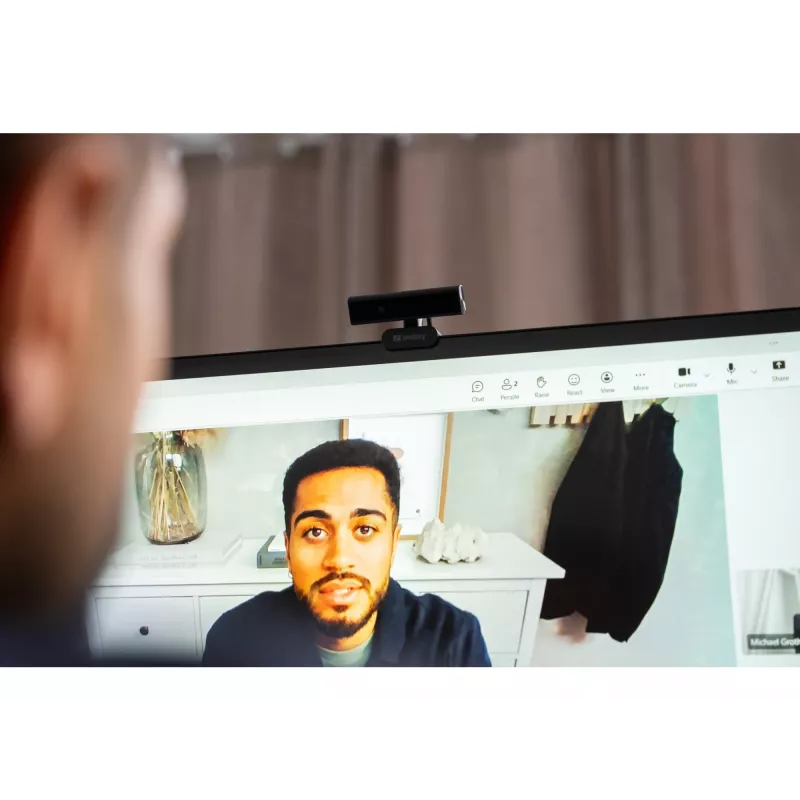 Webcam Sandberg Face-ID Webcam Mini 2 MP Full HD USB-C Black