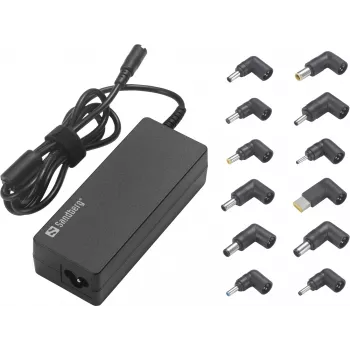 Laptop AC Adapter Sandberg 90W EU+UK Input 100-240V Black