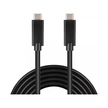 Sandberg USB-C USB-C 2M USB 3.1 Gen.2, 2 m, USB C, USB C, USB 3.2 Gen 2 (3.1 Gen 2), Male/Male, Black