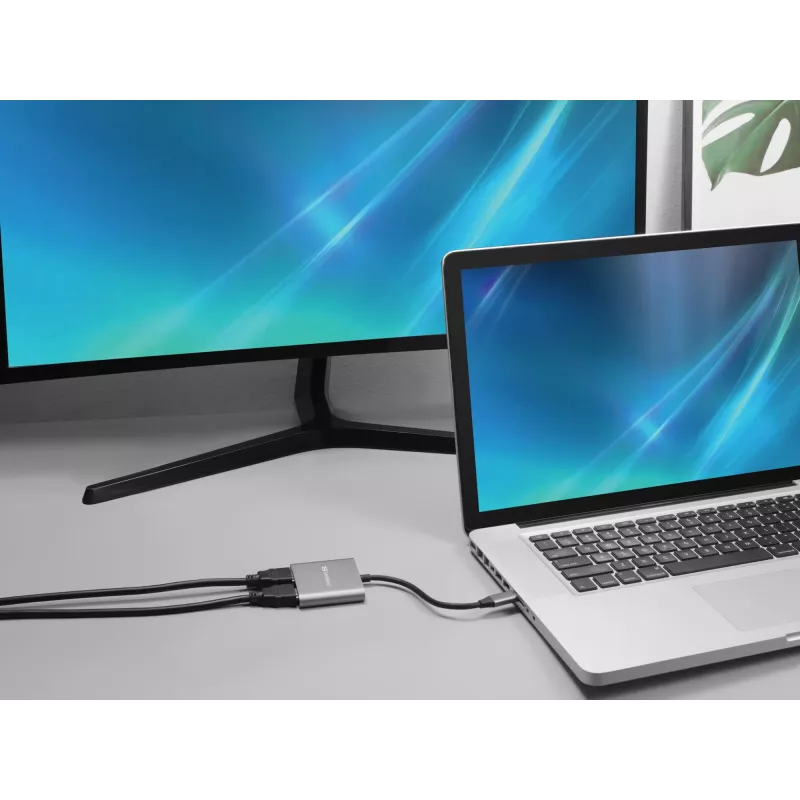 Sandberg USB-C Dock 2xHDMI+USB+PD Maximum resolution 3840x2160