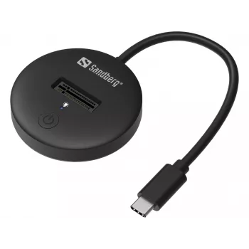 Sandberg USB 3.2 Dock for M.2+NVMe SSD 4TB Black