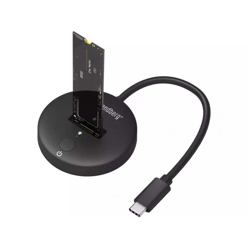 Sandberg USB 3.2 Dock for M.2+NVMe SSD 4TB Black