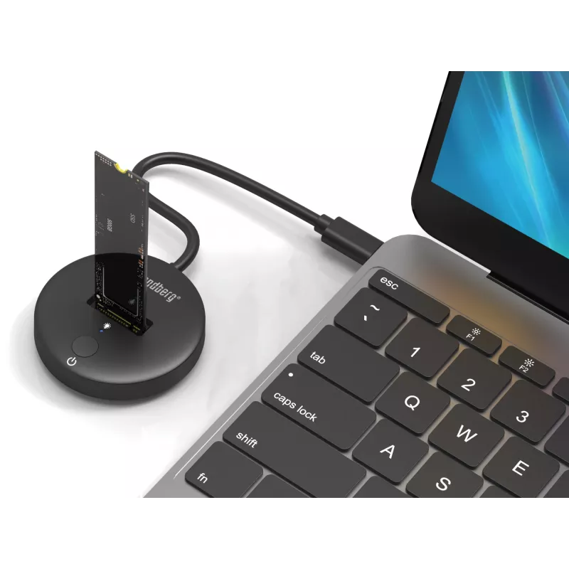 Sandberg USB 3.2 Dock for M.2+NVMe SSD 4TB Black