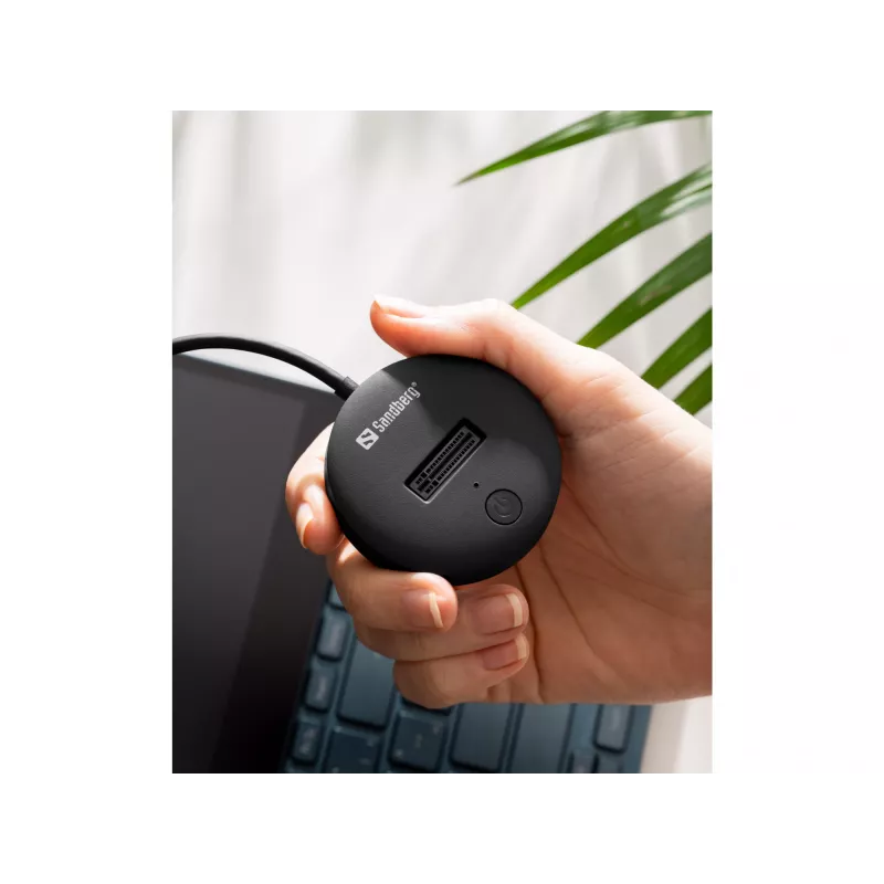 Sandberg USB 3.2 Dock for M.2+NVMe SSD 4TB Black
