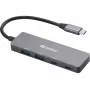 Sandberg USB-C to 2xUSB-A + 2xUSB-C Hub Grey Aluminium