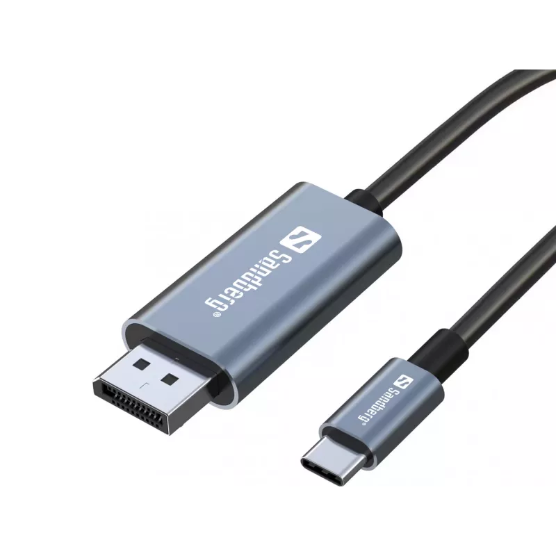 Sandberg USB-C to DisplayPort Cable 2M USB Type-C DisplayPort 2m