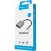Sandberg USB-C Gigabit Adapter PD100W USB Type-C RJ-45 1 Gbit/s Grey