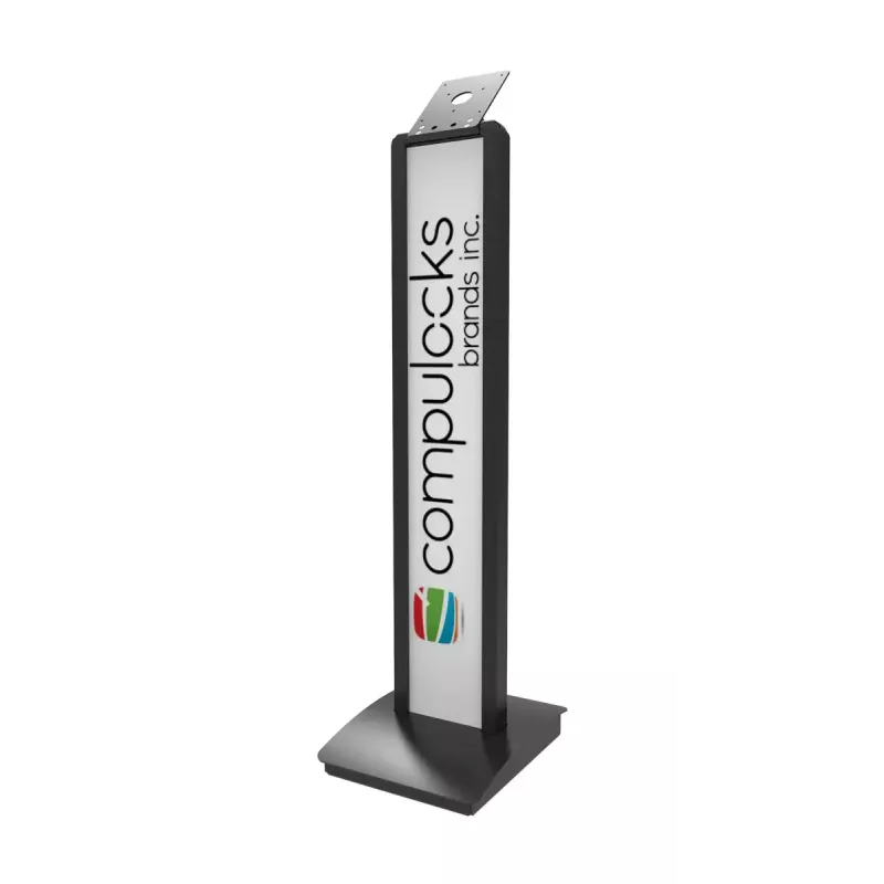 Passive Holder Compulocks VESA Brandable Floor Stand Black