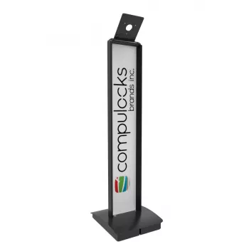 Passive Holder Compulocks VESA Brandable Floor Stand Black