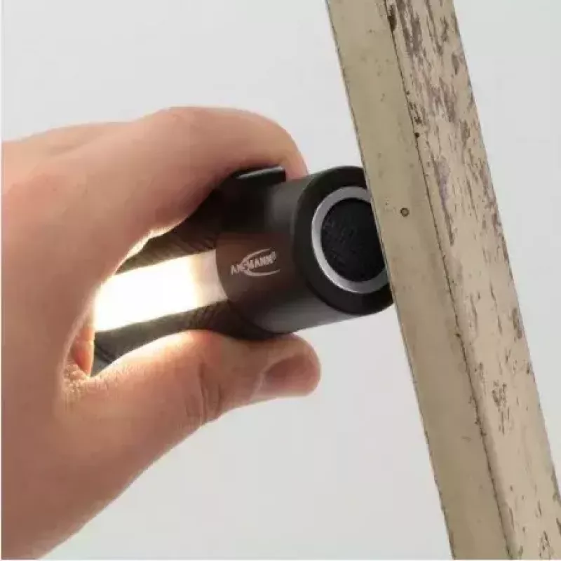 Hand flashlight Ansmann 1600-0137 Black White