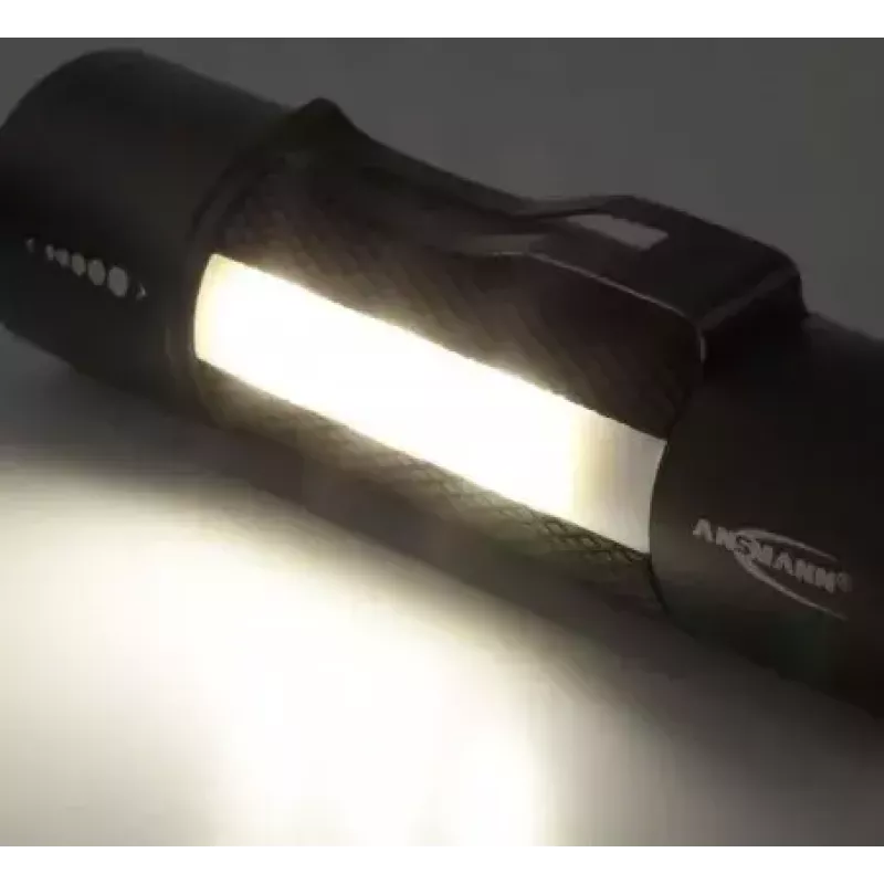 Hand flashlight Ansmann 1600-0137 Black White