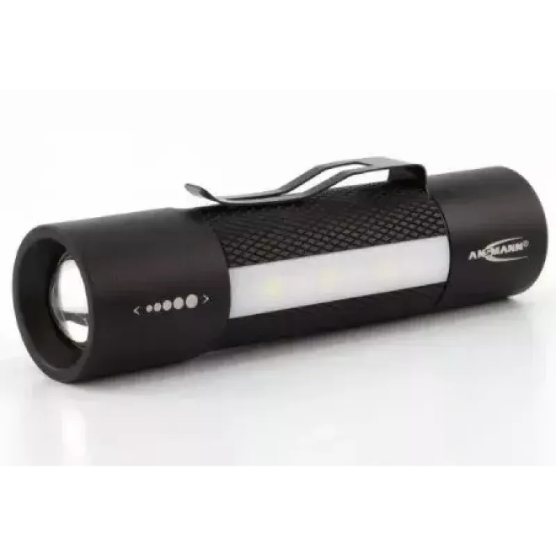 Hand flashlight Ansmann 1600-0137 Black White