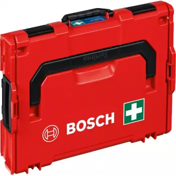 First aid kit Bosch 1600A02X2R — DIN-compliant set in L-BOXX 102, red