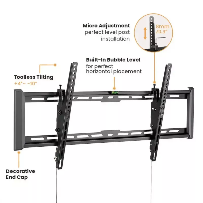 TV mount VALUE 17.99.1223 Black 2.29 m 75 kg