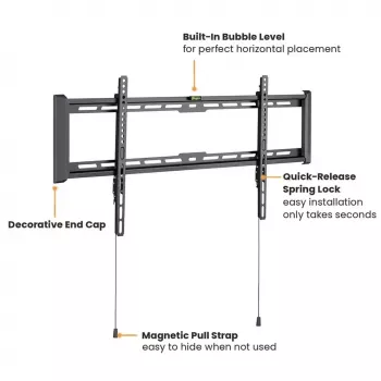 TV mount VALUE 17.99.1224 Black 2.29 m 75 kg capacity